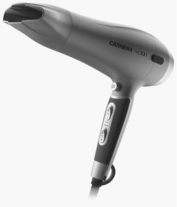 CARRERA №531 Ion Hair Dryer total view