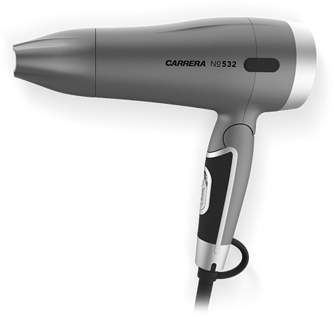 CARRERA №532 Hair Dryer foldable side view